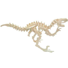 WoodCraft 3D fa mechanikus puzzle - Velociraptor fajáték