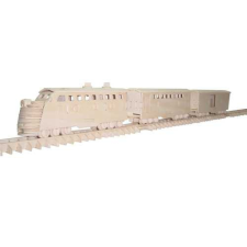WoodCraft 3D fa mechanikus puzzle - vonat fajáték