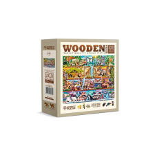  Wooden City 1010 db-os fa puzzle - Csodálatos állatvilág (NB1010-0141-XL) puzzle, kirakós