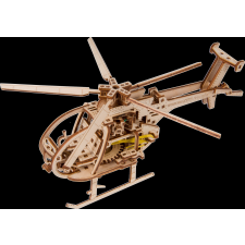 wooden city helikopter 3D puzzle puzzle, kirakós