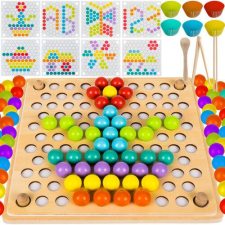 Wooden puzzle beads 22403 kreatív és készségfejlesztő