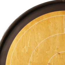 Woodestic Mini Crokinole Bronze készlet - Gőzölt bükk , Étcsokoládé társasjáték
