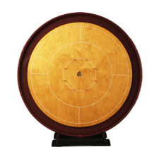 Woodestic Verseny Crokinole Silver készlet - Gőzölt bükk , Karmazsin társasjáték