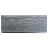 WoodL WPC kerítésléc Woodlook Emboss kerítéselem 361 cm hosszú Grafit kerítéselem kerítés deszka