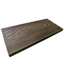 WoodL WPC kerítésléc Woodlook Ideal kerítéselem 400 cm hosszú Mahagón kerítéselem kerti bútor