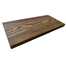 WoodL WPC kerítésléc Woodlook Ideal kerítéselem 580 cm hosszú Merbau kerítéselem kerti bútor