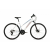 Woodlands Cross 1.1 női crosstrekking kerékpár 17" Fehér