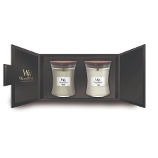 Woodwick ajándék szett 2× közepes gyertya gyertya
