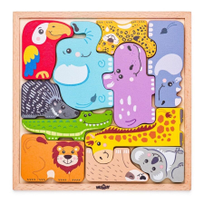 Woodyland Állatos fa formakirakó puzzle - Woodyland puzzle, kirakós