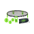 Woodyland CROSS Spike Ball labdajáték szett