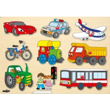 Woodyland Fogantyus puzzle, kirakó - W91906 - Fa, járműves puzzle, kirakós
