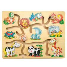 Woodyland Hihetetlen állatok fapuzzle puzzle, kirakós