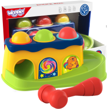 Woopie színes kalapálós játék Montessori módszerrel egyéb bébijáték