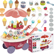 Woopie! Toys Woopie fagylaltos kocsi gyerekeknek hang- és fényhatásokkal - 36 kiegészítővel konyhakészlet