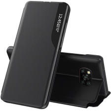 Wooze Apple iPhone 15, Oldalra nyíló tok, stand, Wooze FashionBook, fekete tok és táska