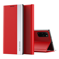 Wooze Apple Wooze Silver Line iPhone 16 oldalra nyíló tok, stand, piros tok és táska