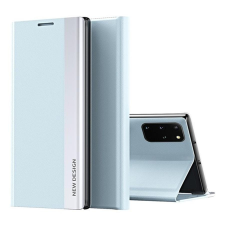 Wooze Apple Wooze Silver Line iPhone 16 oldalra nyíló tok, stand, világoskék tok és táska