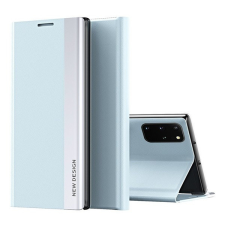 Wooze Apple Wooze Silver Line iPhone 16 Plus oldalra nyíló tok, stand, világoskék tok és táska
