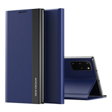 Wooze Apple Wooze Silver Line iPhone 16 Pro oldalra nyíló tok, stand, sötétkék tok és táska