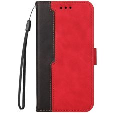Wooze Colour Wallet oldalra nyíló tok kártyatartóval kézpánttal Xiaomi 14T Pro piros tok és táska