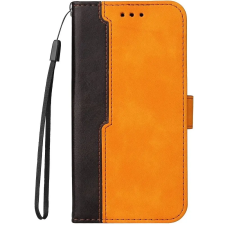 Wooze Colour Wallet oldalra nyíló tok kártyatartóval kézpánttal Xiaomi Redmi A3 narancssárga tok és táska