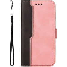 Wooze Colour Wallet oldalra nyíló tok stand kártyatartóval kézpánttal iPhone 14 Pro rózsaszín tok és táska