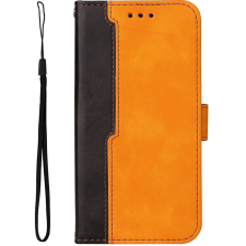 Wooze Colour Wallet oldalra nyitható tok kártyatartóval kézpánttal Samsung Galaxy S25 Plus narancssárga tok és táska