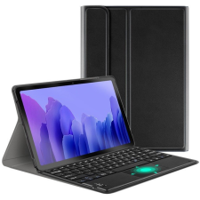 Wooze Huawei Mediapad T5 10 (10.1), Bluetooth billentyűzetes, mappa tok, Touch Pad, mágneses rögzítés, Wooze Simple Touch, fekete tablet tok