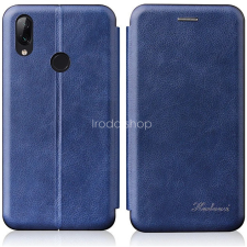 Wooze Huawei P40, Oldalra nyíló tok, stand, Wooze Protect And Dress Book, kék tok és táska