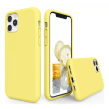Wooze Liquid Silica Gel iPhone 16 Pro szilikon tok sárga (ZONETS6829) tok és táska