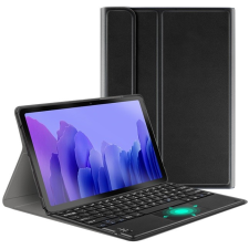 Wooze Samsung Galaxy Tab S9 11.0 SM-X710 / X716B, Bluetooth billentyűzetes, mappa tok, Touch Pad, mágneses rögzítés, Wooze Simple Touch, fekete (139559) tablet tok