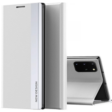 Wooze Silver Line Oldalra nyíló tok stand Samsung Galaxy A35 5G világosszürke tok és táska