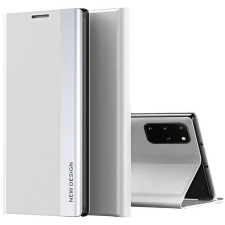 Wooze Silver Line oldalra nyitható tok Samsung Galaxy S24 Ultra szürke tok és táska