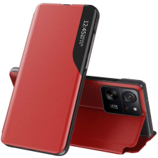 Wooze Xiaomi 14, Oldalra nyíló tok, stand, hívás mutatóval, Wooze FashionBook, piros (TS7022) tok és táska