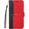 Wooze Xiaomi 14 Ultra, Oldalra nyíló tok, stand, kártyatartóval, kézpánttal, Wooze Colour Wallet, piros