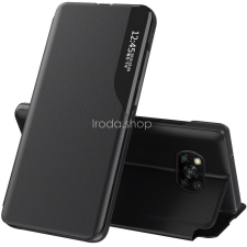 Wooze Xiaomi Mi 11, Oldalra nyíló tok, stand, hívás mutatóval, Wooze FashionBook, fekete tok és táska