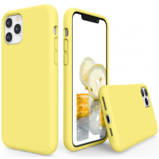 Wooze Xiaomi Redmi 9C / 9C NFC, Szilikon tok, Wooze Liquid Silica Gel, sárga tok és táska
