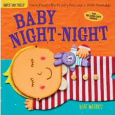 WORKMAN PUBLISHING Indestructibles: Baby Night-Night | Kate Merritt,Amy Pixton egyéb könyv