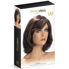 World Wigs World Victoria középhosszú, hullámos, barna paróka paróka