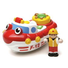WOW Toys Félix, a tűzoltóhajó autópálya és játékautó