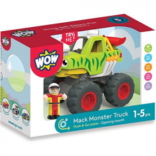 WOW Toys Mack a Monster Truck járgány autópálya és játékautó
