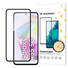 Wozinsky Full Glue edzett üveg fekete szegéllyel Samsung Galaxy A35 mobiltelefon kellék