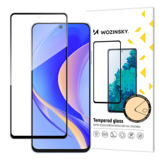 Wozinsky Full Glue edzett üveg Huawei nova Y90 teljes képernyő keret fekete (tokbarát) mobiltelefon kellék