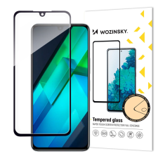 Wozinsky Full Glue edzett üveg Infinix Note 12 G96 Full képernyővédő fekete (tokbarát) mobiltelefon kellék