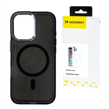 Wozinsky Glitter MagSafe-kompatibilis tok Samsung Galaxy S25 - fekete tok és táska
