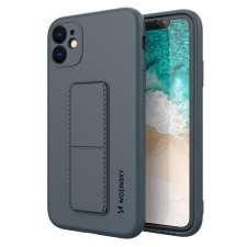 Wozinsky kitámasztható tok Flexible Silicone telefontok 11 Pro Max Navy Blue tok és táska