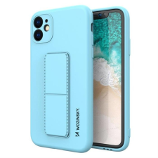 Wozinsky kitámasztható tok Flexible Silicone telefontok 12 Pro Max Light Blue tok és táska