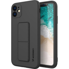 Wozinsky Kitámasztható Tok Flexible Silicone Telefontok Samsung Galaxy A72 4G Fekete (9145576226551) tok és táska