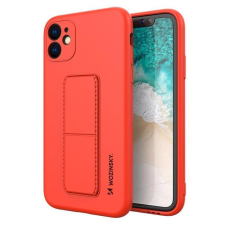 Wozinsky kitámasztható tok Flexible Silicone telefontok Stand Samsung Galaxy M31s Red tok és táska