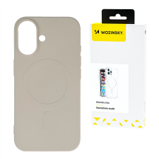 Wozinsky Liquid Silicone MagSafe-kompatibilis tok Samsung Galaxy S25 Plus - bézs tok és táska